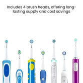 Oral B Compatible Electric Toothbrush Heads (4–20 Pack)